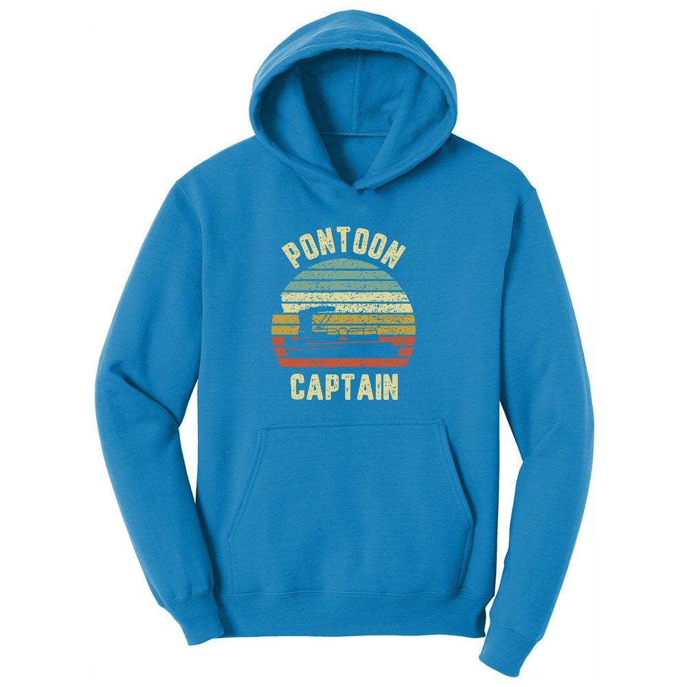 Pontoon Captain Youth Hoodie - Sapphire