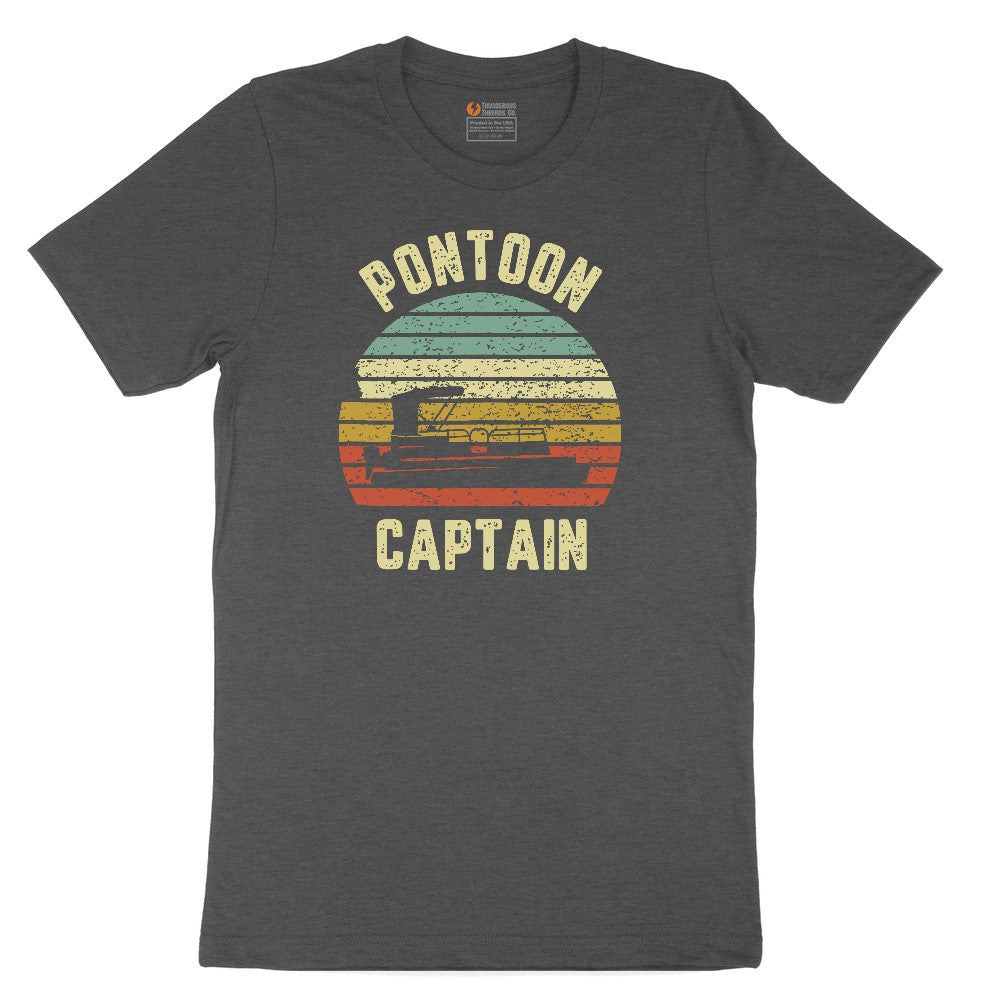 Pontoon Captain Youth Short Sleeve Tee - Dark Heather Grey