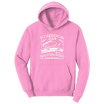 Pontoon Club Party in Slow Motion Ladies Hoodie - Candy Pink