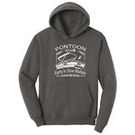 Pontoon Club Party in Slow Motion Hoodie - Charcoal