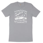 Pontoon Club Party in Slow Motion Short Sleeve Tee - Athletic Heather Grey