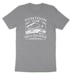 Pontoon Club Party in Slow Motion Youth Short Sleeve Tee - Athletic Heather