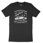 Pontoon Club Party in Slow Motion Youth Short Sleeve Tee - Black