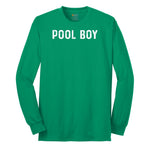 Pool Boy Long Sleeve Tee - Kelly Green