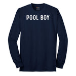 Pool Boy Long Sleeve Tee - Navy