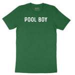 Pool Boy - Mens T-Shirt Short Sleeve Tee - Athletic Kelly