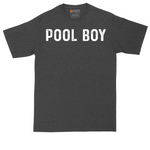 Pool Boy tall t-shirt for men in Dark Heather Grey