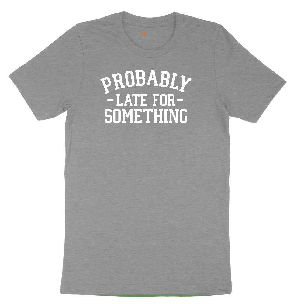 Probably Late for Something Youth Short Sleeve Tee - Athletic Heather