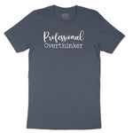 Professional Overthinker Toddler Short Sleeve Tee - Heather Navy