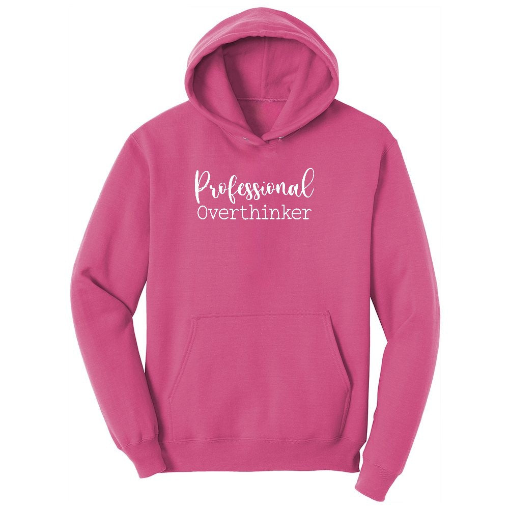 Professional Overthinker Youth Hoodie - Sangria