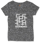 Professional Problem Solver Ladies Curvy Tee - Black Leopard