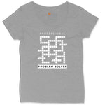 Professional Problem Solver Ladies Curvy Tee - Granite Heather