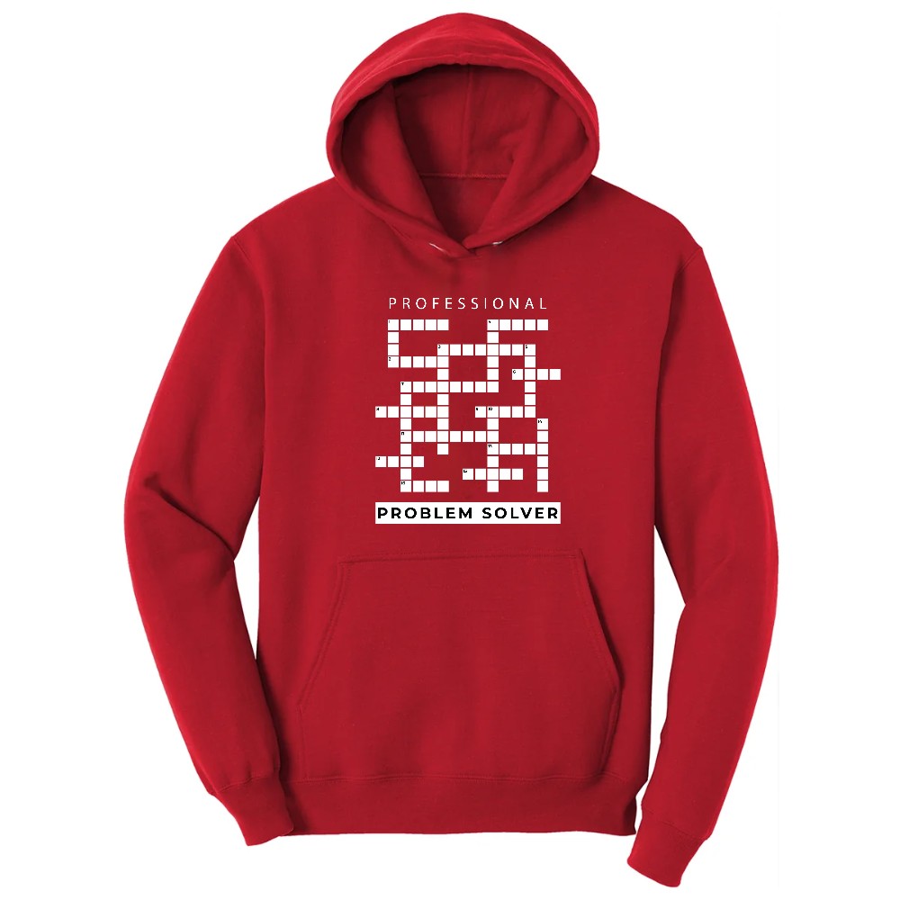 Professional Problem Solver - Mens & Ladies T-Shirt Hoodie - Red