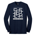 Professional Problem Solver - Mens & Ladies T-Shirt Long Sleeve Tee - Navy