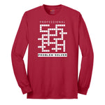 Professional Problem Solver - Mens & Ladies T-Shirt Long Sleeve Tee - Red