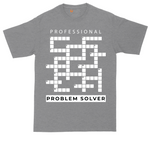 Professional Problem Solver tall t-shirt for men in Athletic Heather