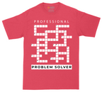 Professional Problem Solver tall t-shirt for men in Heather Red