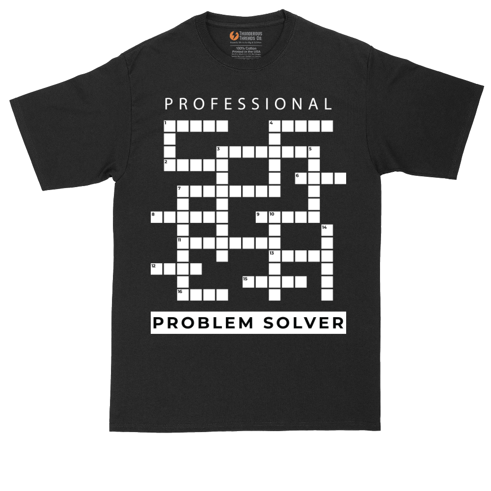 Professional Problem Solver tall t-shirt for men in Jet Black