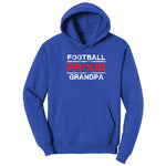 Proud Football Grandpa Hoodie - True Royal