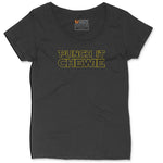Punch It Chewie Ladies Curvy Tee - Black