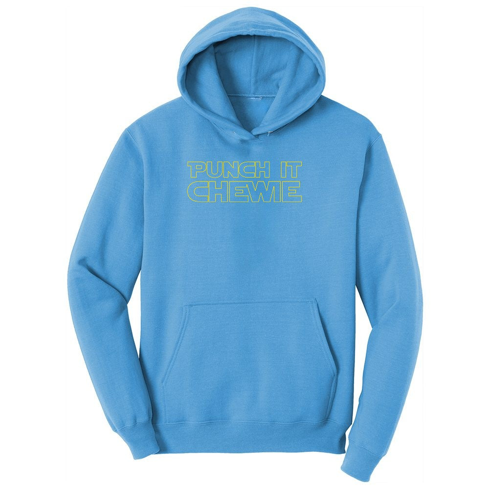 Punch It Chewie Ladies Hoodie - Aquatic Blue