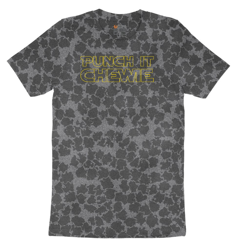 Punch It Chewie Ladies Short Sleeve Tee - Black Leopard