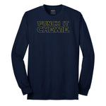 Punch It Chewie Long Sleeve Tee - Navy