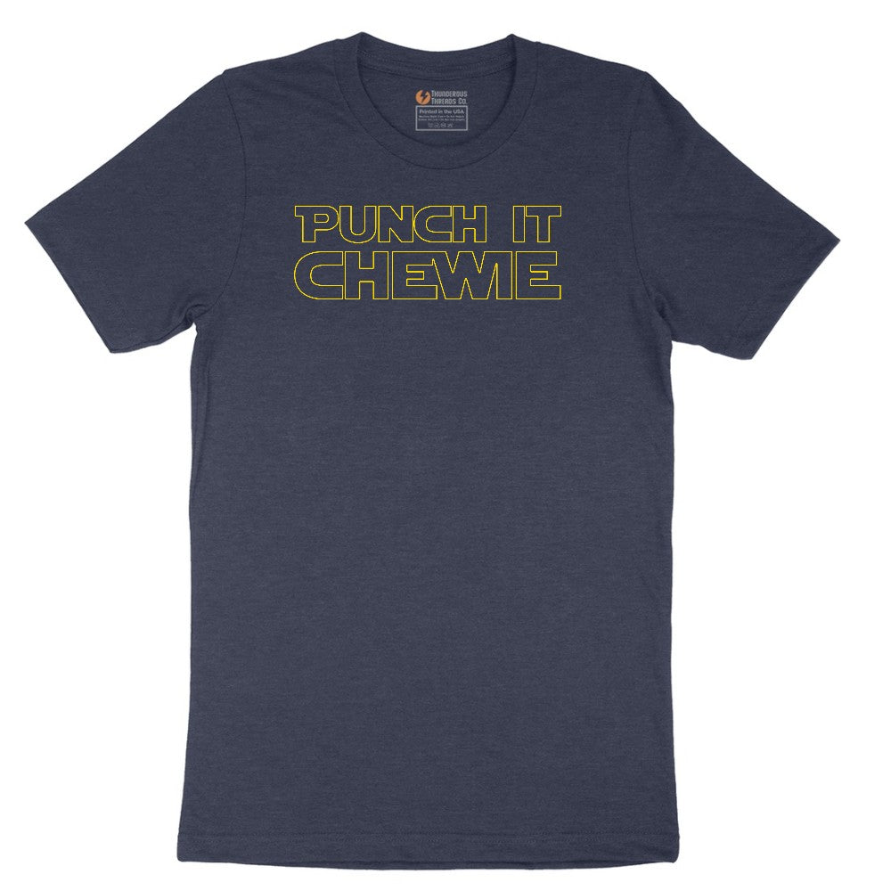 Punch It Chewie Short Sleeve Tee - Heather Navy