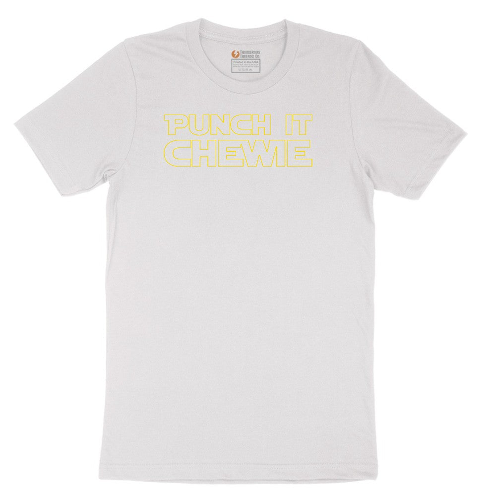 Punch It Chewie Short Sleeve Tee - White