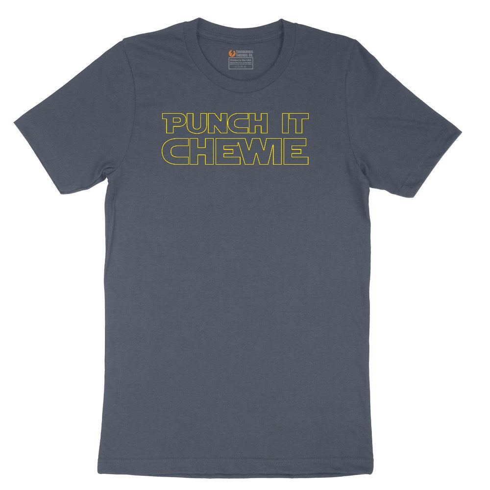 Punch It Chewie Toddler Short Sleeve Tee - Heather Navy
