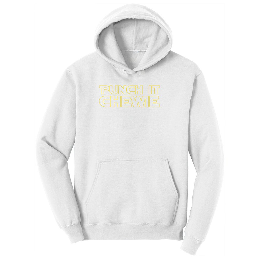 Punch It Chewie Youth Hoodie - White