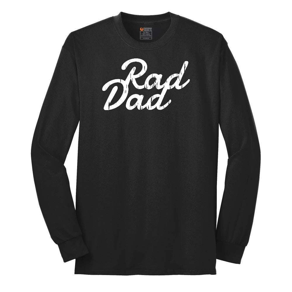 Rad Dad Long Sleeve Tee - Jet Black