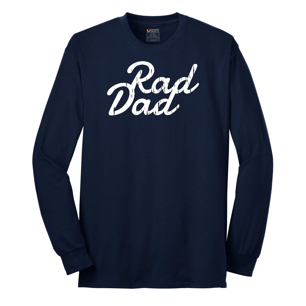 Rad Dad Long Sleeve Tee - Navy