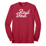 Rad Dad Long Sleeve Tee - Red