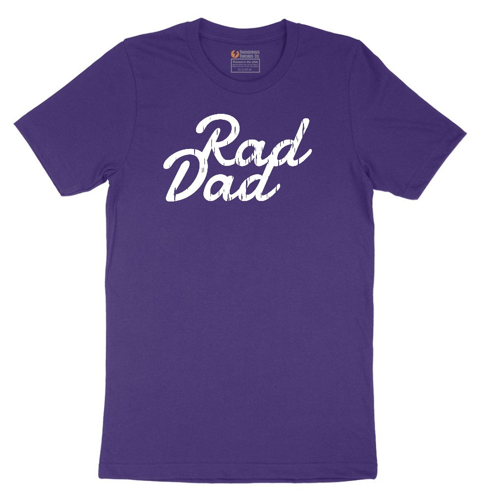 Rad Dad Short Sleeve Tee - Team Purple