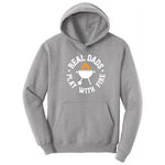 Real Dads Play with Fire Hoodie - Athletic Heather