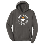 Real Dads Play with Fire Hoodie - Charcoal