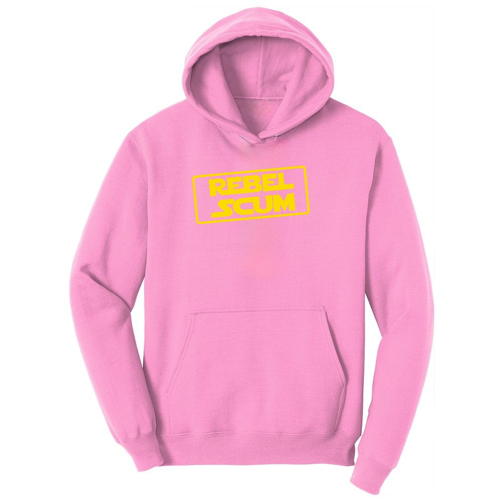 Rebel Scum Ladies Hoodie - Candy Pink