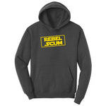 Rebel Scum Ladies Hoodie - Dark Heather Grey