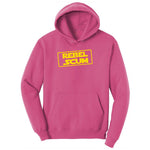 Rebel Scum Ladies Hoodie - Sangria
