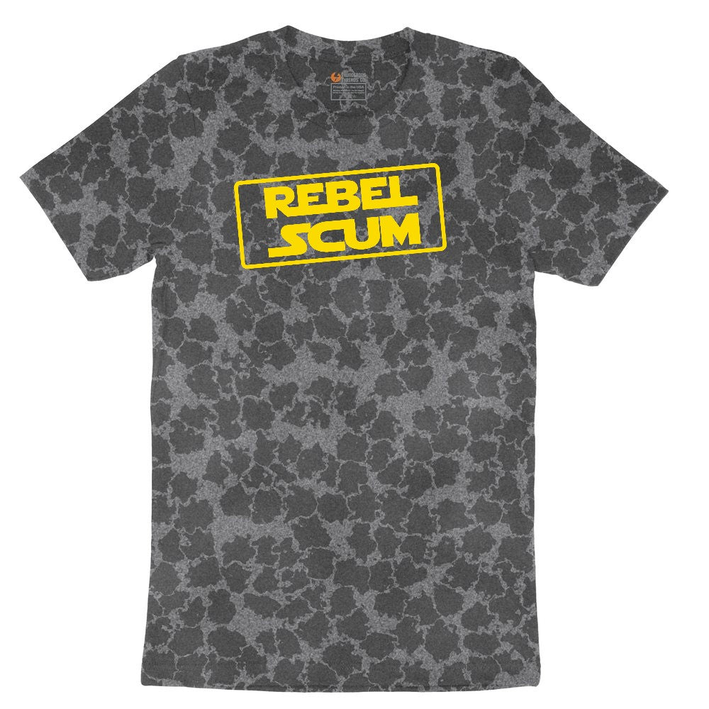 Rebel Scum Ladies Short Sleeve Tee - Black Leopard