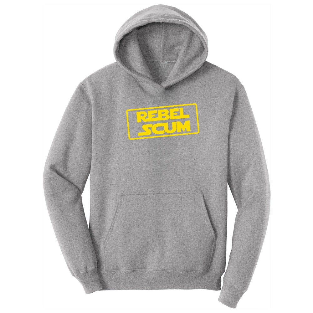 Rebel Scum Hoodie - Athletic Heather