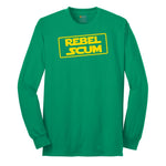Rebel Scum Long Sleeve Tee - Kelly Green