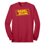 Rebel Scum Long Sleeve Tee - Red