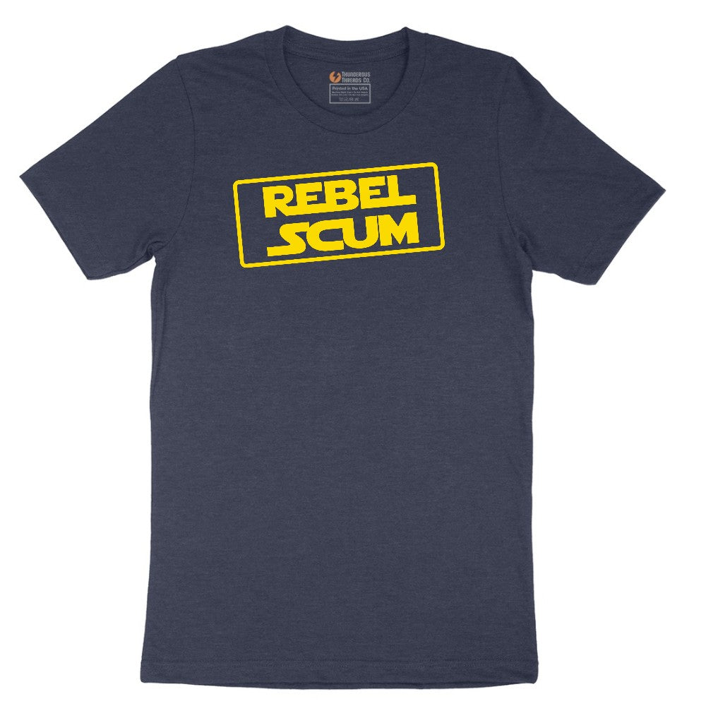 Rebel Scum Short Sleeve Tee - Heather Navy