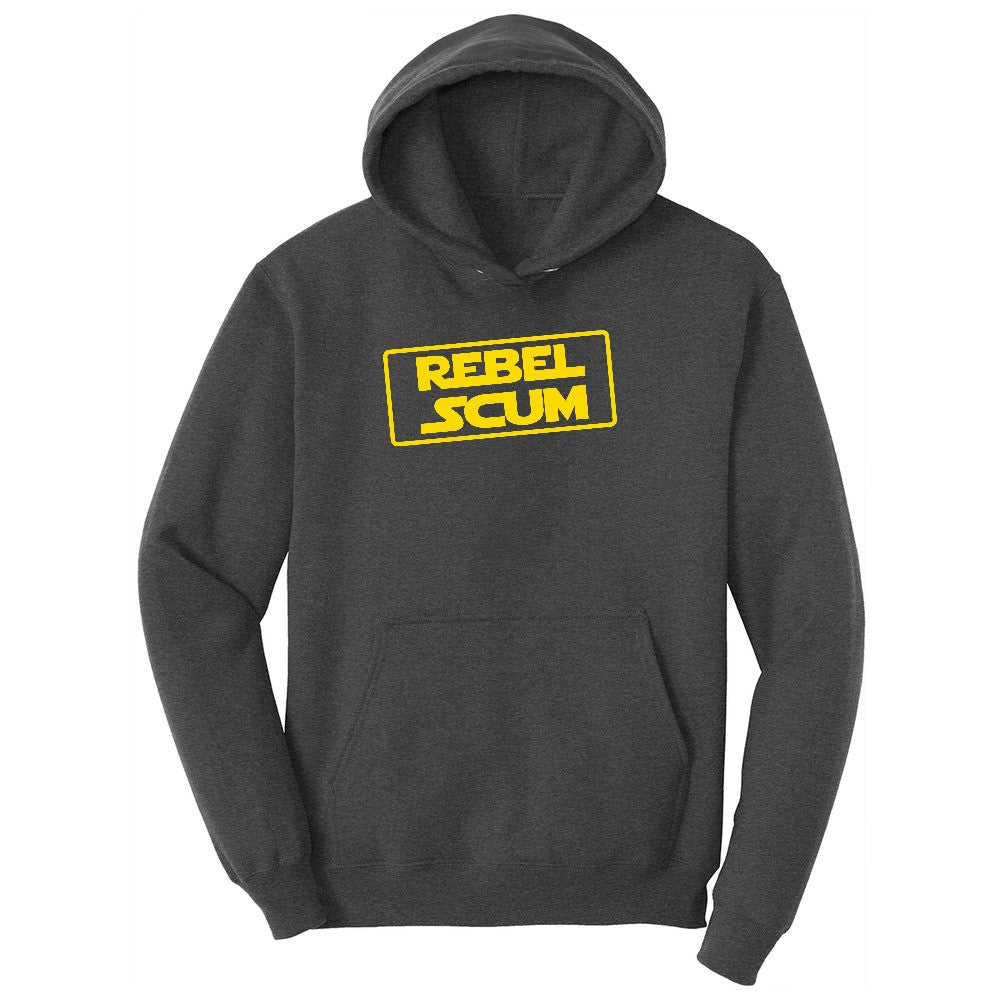 Rebel Scum Youth Hoodie - Dark Heather Grey