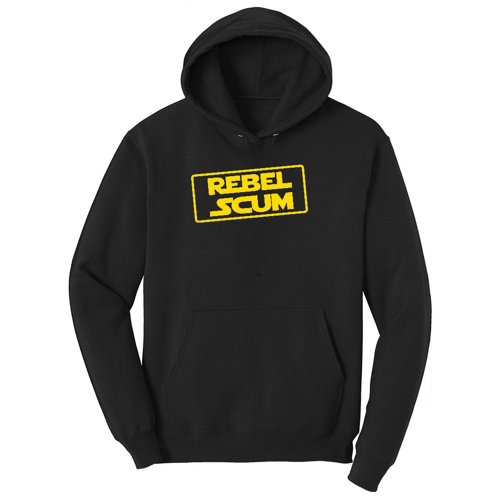 Rebel Scum Youth Hoodie - Jet Black
