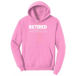 Retired Crappy Ladies Hoodie - Candy Pink