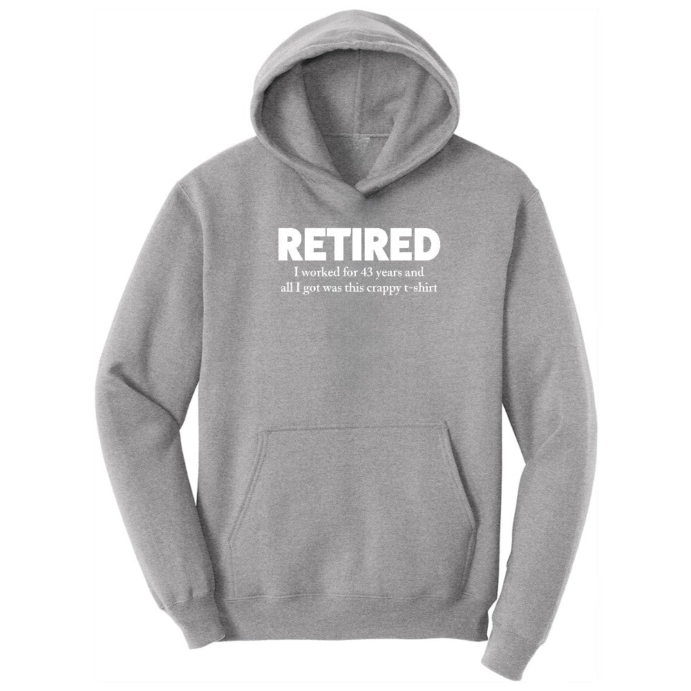 Retired Crappy Hoodie - Athletic Heather