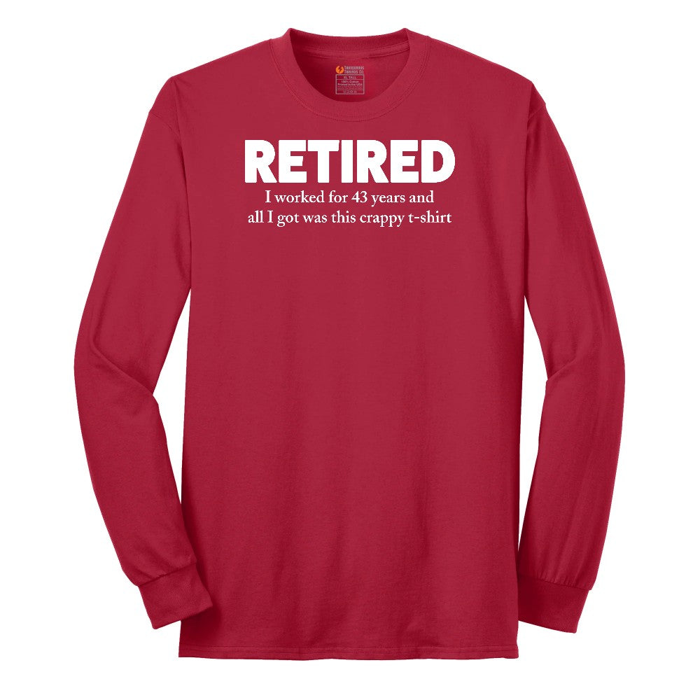 Retired Crappy Long Sleeve Tee - Red